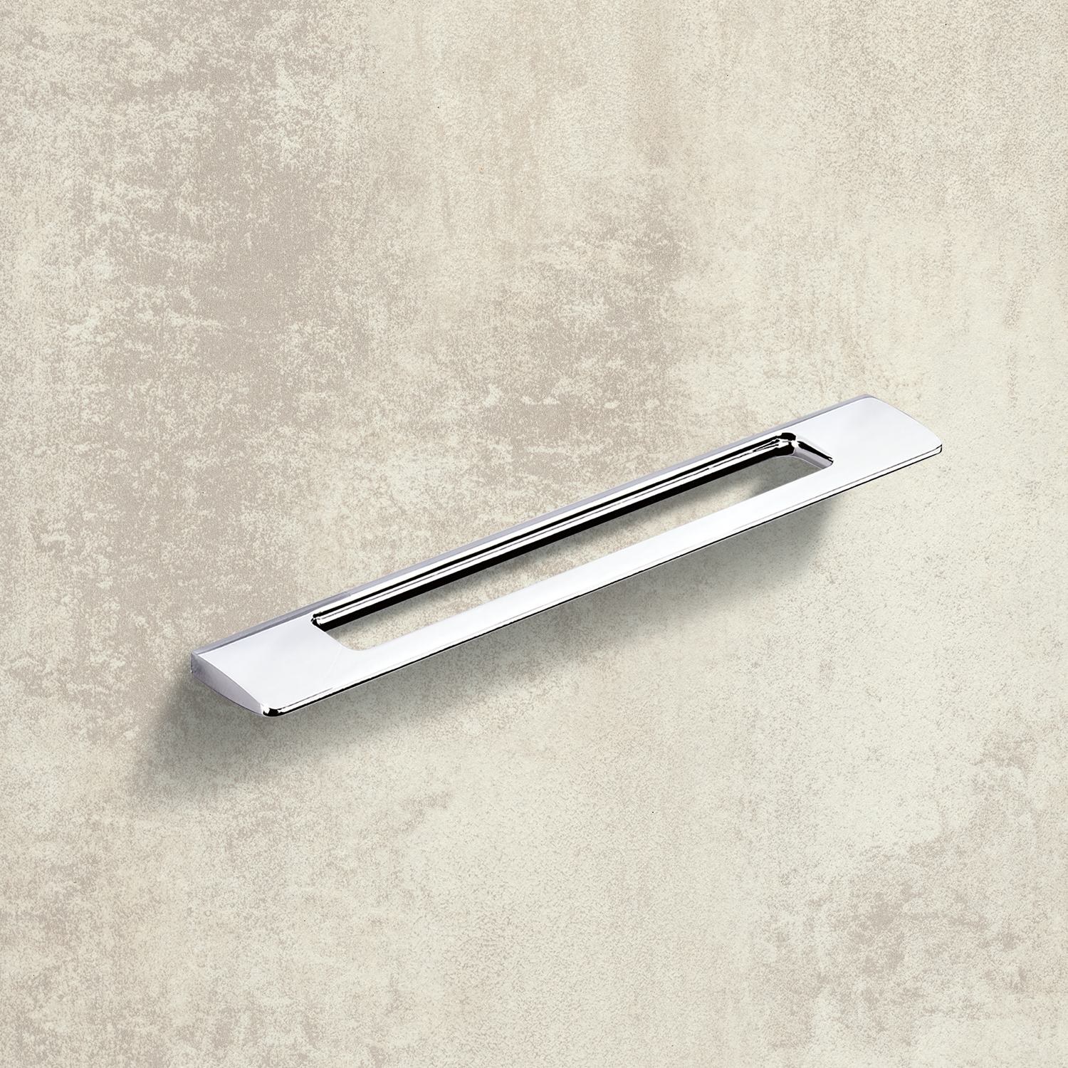 HETTICH Griff Nubia, •–• 192 / 352 mm, L 437 mm, B 8 mm, H 35 mm, Verchromt glanz, 9106169