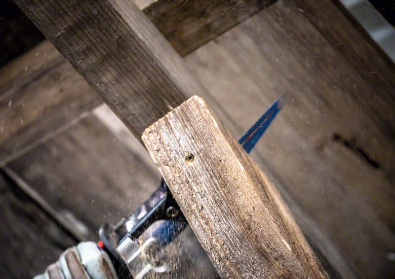 BOSCH EXPERT ‘Multi Material’ S 1256 XHM Säbelsägeblatt, 10 Stück. Für Säbelsägen