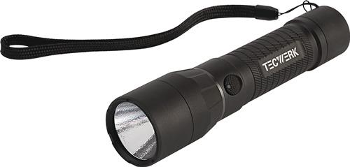 TECWERK LED-Taschenlampe 100-3000 lm High Performance Torch Li-ion schwarz TECWERK