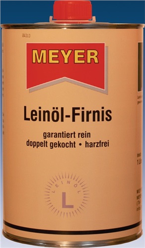 MEYER Leinöl-Firnis honigfarben 1l Dose MEYER