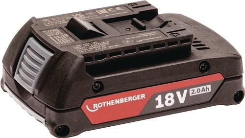 ROTHENBERGER Akku AMP 18 V 2,0 Ah Li-Power Akku ROTHENBERGER