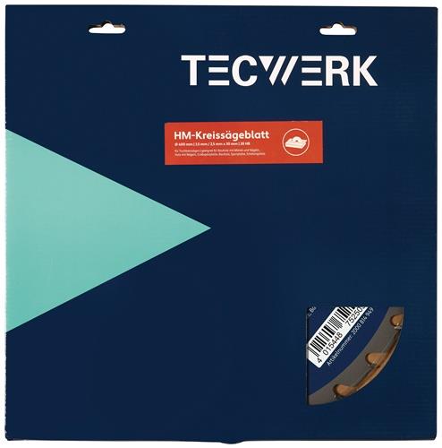 TECWERK Tischkreissägeblatt AD 450mm Z.32 HB Schnitt-B.3,8mm TECWERK