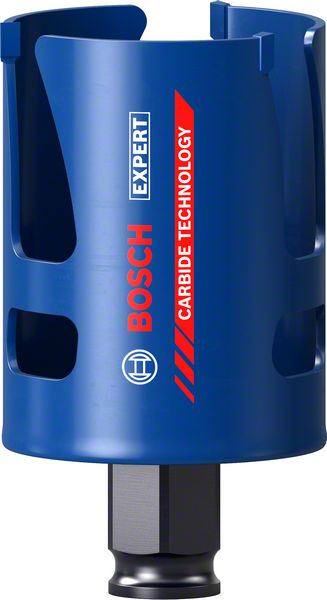 BOSCH EXPERT Construction Material Lochsäge, 51 x 60 mm. Für Dreh- und Schlagbohrer