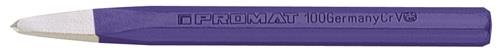 PROMAT Fliesenmeißel spitz Schaft-Q.8mm 100mm CV-Stahl PROMAT