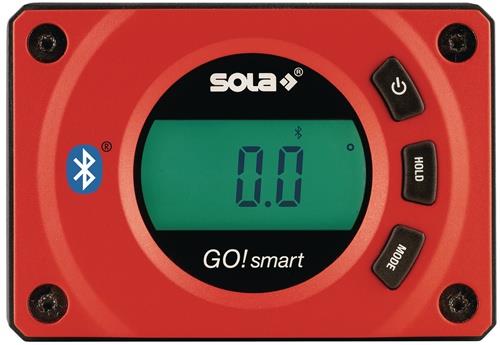 SOLA Digitaler Neigungsmesser GO! smart L.8cm PA,glasfaserverstärkt rot SOLA