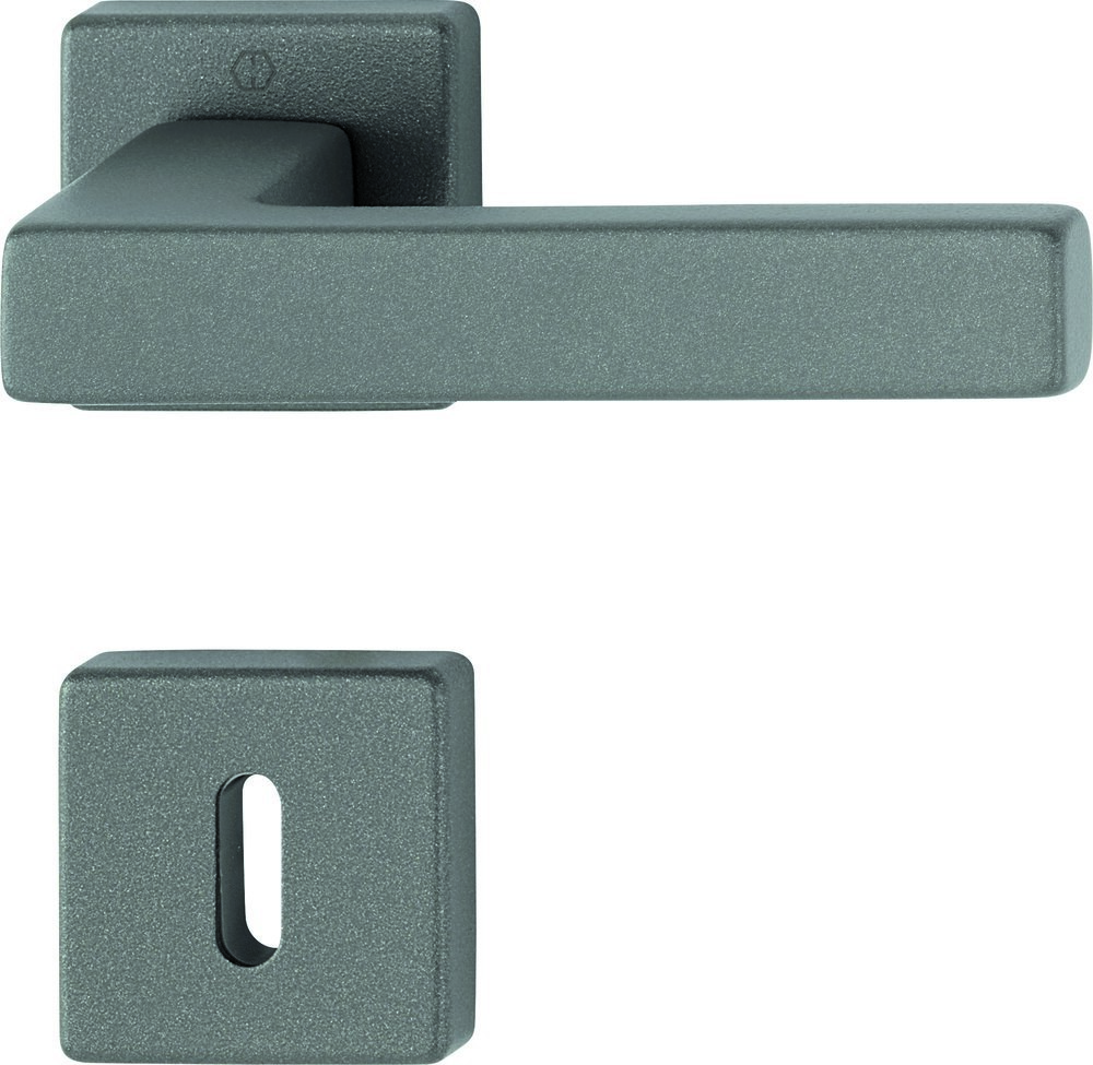 HOPPE® Drückergarnitur mit Rosetten Austin 1769/843KV/843KVS, Aluminium, 12253376