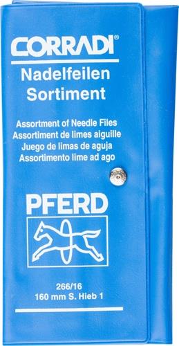 PFERD Nadelfeilensatz CORRADI L.160mm Hieb SH1 DH2 12-teilig PFERD