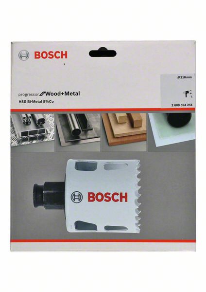 BOSCH Lochsäge Progressor for Wood and Metal, 210 mm