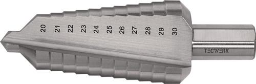 TECWERK Stufenbohrer Bohrber.20-30mm HSS ger.genutet Z.2 Stufen 11 TECWERK
