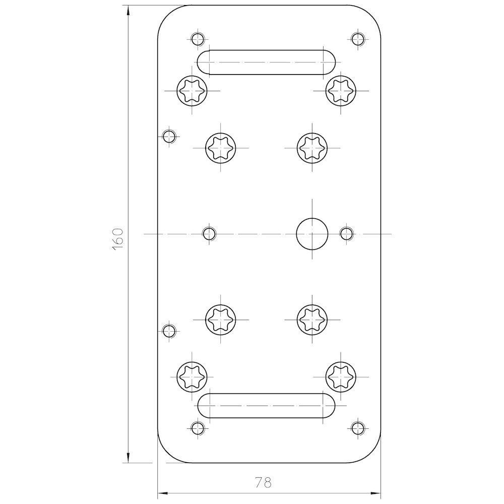 SIMONSWERK Befestigungsplatte VARIANT® VN 2900/160