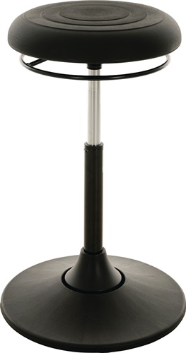 LOTZ Drehhocker Kunststoff-Tellerfuß PU-Schaum schwarz Sitz-H.510-700mm LOTZ