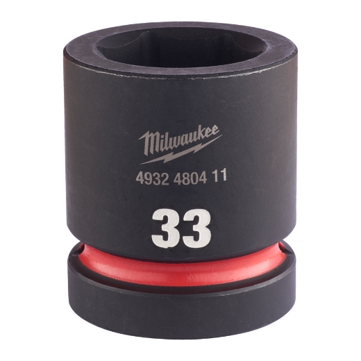 MILWAUKEE 33 x 62 mm SHOCKWAVE Schlagnuss 1" kurz