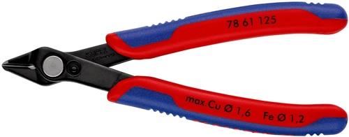 KNIPEX Elektronik-Seitenschneider Super-Knips® L.125mm Spezialwerkzeugstahl brün.KNIPEX