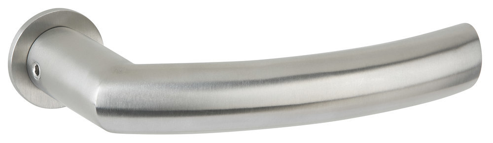 HERMAT Drückergarnitur ohne Schlüsselrosette BASIC 07 1807/2401, Edelstahl