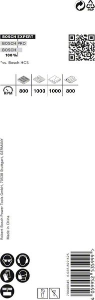 BOSCH EXPERT Construction Material Lochsäge, 22 x 60 mm. Für Dreh- und Schlagbohrer