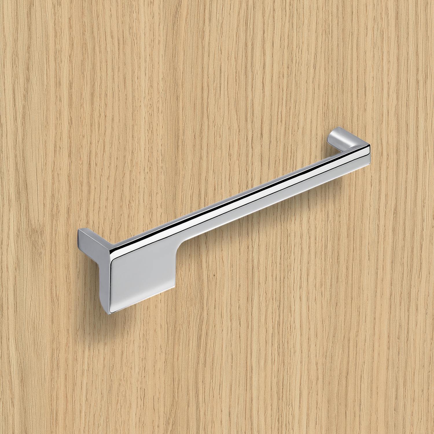 HETTICH Griff Zenga, •–• 192, L 201 mm, B 36 mm, H 30 mm, Verchromt glanz, 9105746 HETTICH Griff Zenga, •–• 192, L 201 mm, B 36 mm, H 30 mm, Verchromt glanz, 9105746