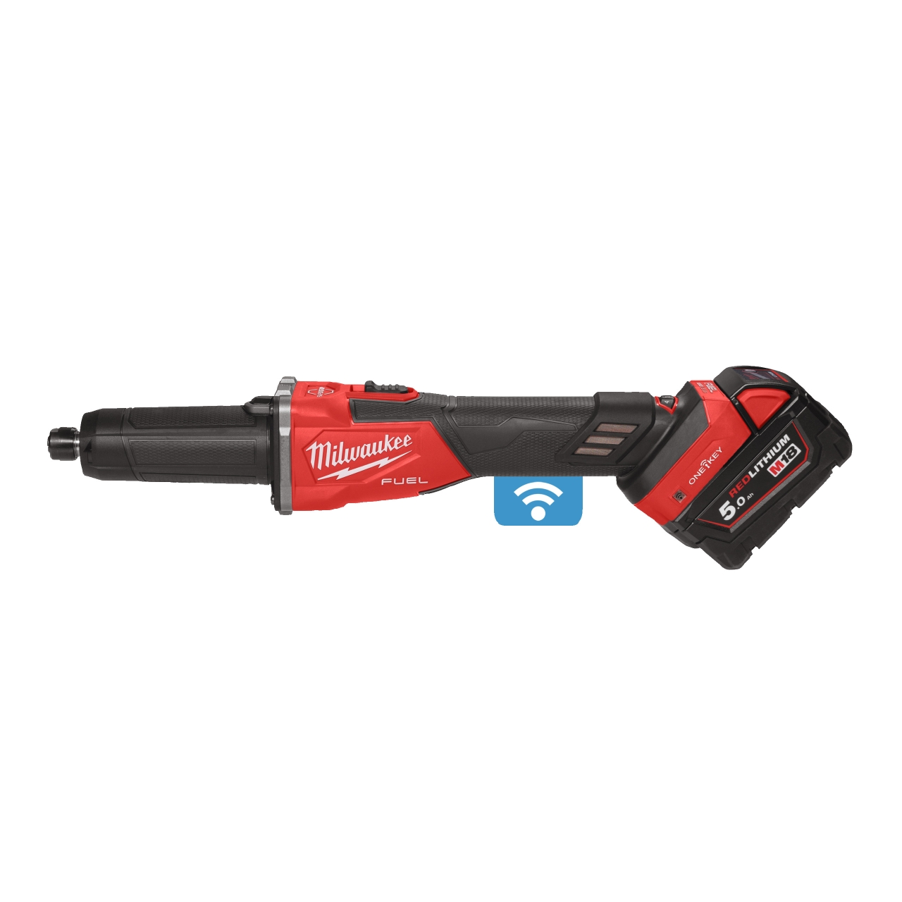 MILWAUKEE ONEKEY™ Akku-Geradschleifer mit Drehzahlelektronik M18FDGROVB-502X MILWAUKEE ONEKEY™ Akku-Geradschleifer mit Drehzahlelektronik M18FDGROVB-502X