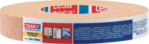 TESA Kreppband tesakrepp® 4319 sta.gekreppt hellbraun L.50m B.25mm Rl.TESA