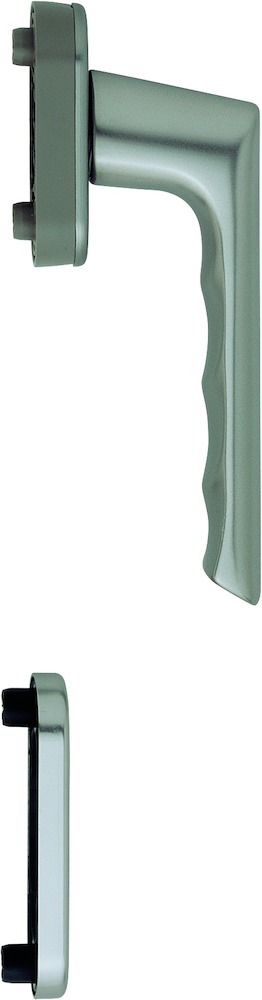 HOPPE® Fenstertürgriff-Halbgarnitur Brest 0739/U26/49PNS, innen, Aluminium, 11813234
