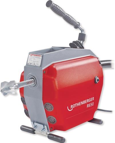ROTHENBERGER Rohrreinigungsmaschine R 650 230/50 V/Hz 623 U/min 1350 W f.Rohr-D.20-150mm