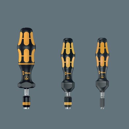 WERA Drehmomentschraubendreher 7400 ESD ISO 6789 Drehmom.einstellbar1,2-3Nm L.155mm