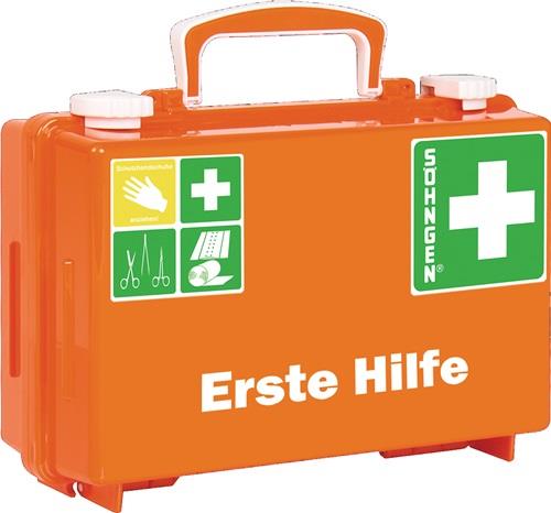SÖHNGEN Erste Hilfe Koffer klein Quick CD orange B260xH170xT110mm