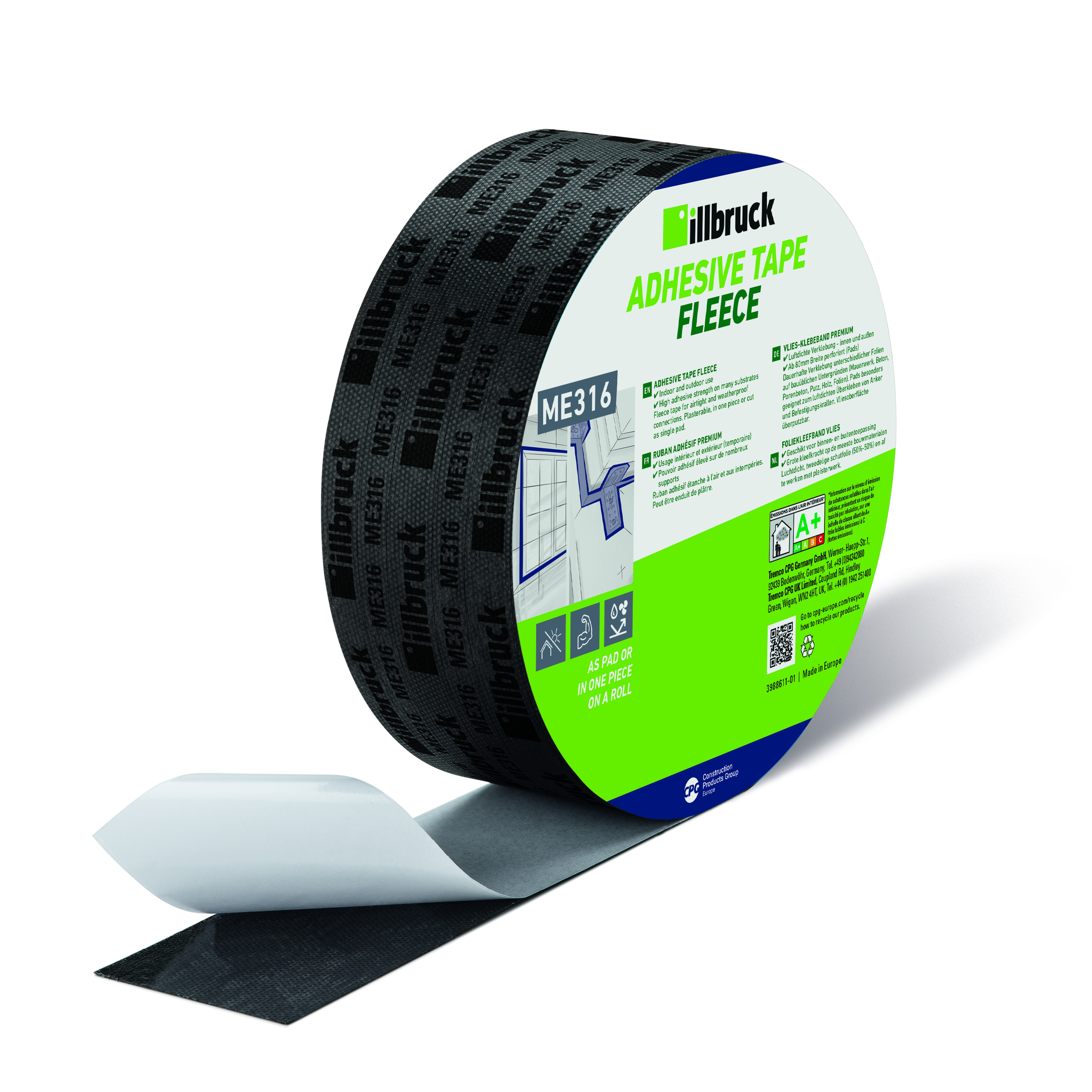 ILLBRUCK ME316 Klebeband-V Premium Pad
