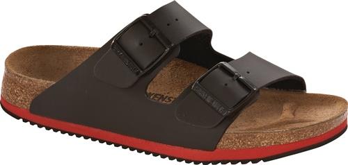 BIRKENSTOCK Sandale Arizona Super Grip Gr.42 schwarz Birko Flor DIN EN ISO 20347 BIRKENSTOCK