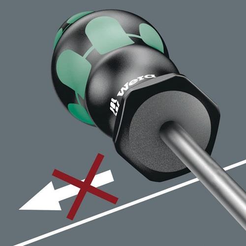 WERA Schraubendreher 395 Außen-6-kant SW 7mm Klingen-L.125mm Gesamt-L.230mm WERA Schraubendreher 395 Außen-6-kant SW 7mm Klingen-L.125mm Gesamt-L.230mm
