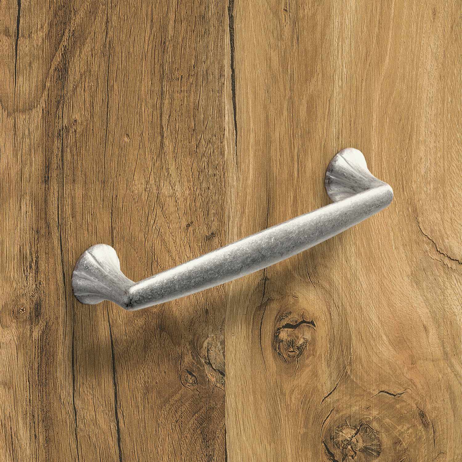 HETTICH Griff Salacia, •–• 128, L 151 mm, B 23 mm, H 30 mm, Silber Optik antik, 9112594 HETTICH Griff Salacia, •–• 128, L 151 mm, B 23 mm, H 30 mm, Silber Optik antik, 9112594
