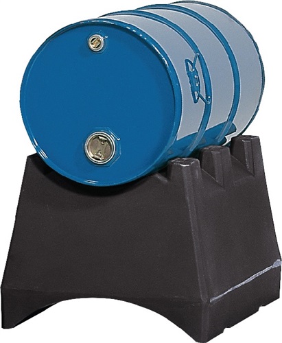 ASECOS Fassbock L620xB475xH390mm schwarzPE Fassanzahl 1 x 60/200l