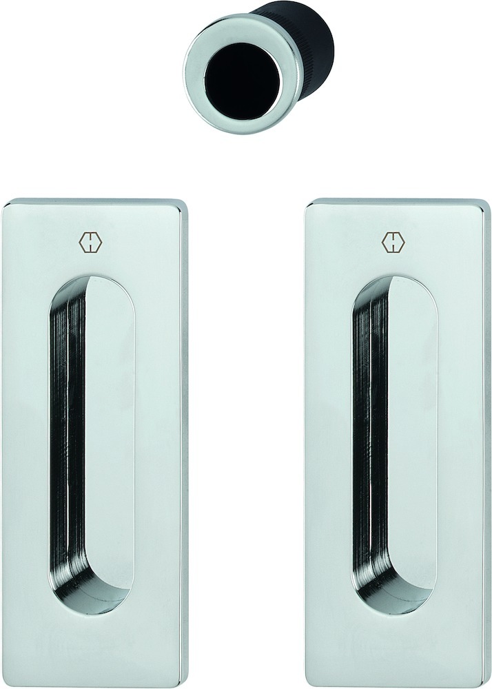 HOPPE® Schiebetürmuschel M464 Set 5, Messing, 3390358