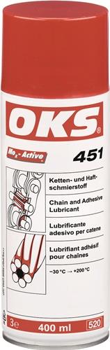 OKS Ketten- u.Haftschmierstoff OKS 451 400ml transp.Spraydose OKS