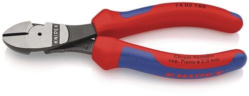 KNIPEX Kraftseitenschneider L.160mm pol.Form 0 Mehrkomp.-Hüllen KNIPEX KNIPEX Kraftseitenschneider L.160mm pol.Form 0 Mehrkomp.-Hüllen KNIPEX