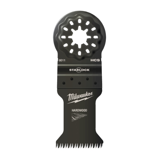 MILWAUKEE 35 x 42 mm mit Japanverzahnung Multitool Starlock Tauchsägeblatt für Schnitte in Holz
