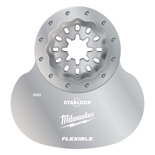 MILWAUKEE 70 mm Multitool Starlock Schneidmesser Pilzform zum Schneiden von Silikon und weichem Kitt