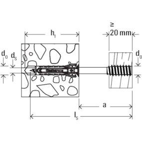 FISCHER Abstandsschraube ASL 6x100 FISCHER Abstandsschraube ASL 6x100