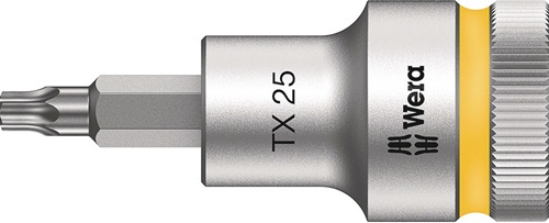 WERA Steckschlüsseleinsatz 8767 C HF TORX® 1/2 Zoll T25 L.60mm WERA WERA Steckschlüsseleinsatz 8767 C HF TORX® 1/2 Zoll T25 L.60mm WERA