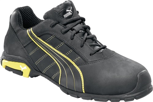 PUMA Sicherheitsschuh Ams.Low Gr.46 W.11 schwarz/gelb S3L FO SR 20345:2022 Leder PUMA PUMA Sicherheitsschuh Ams.Low Gr.46 W.11 schwarz/gelb S3L FO SR 20345:2022 Leder PUMA