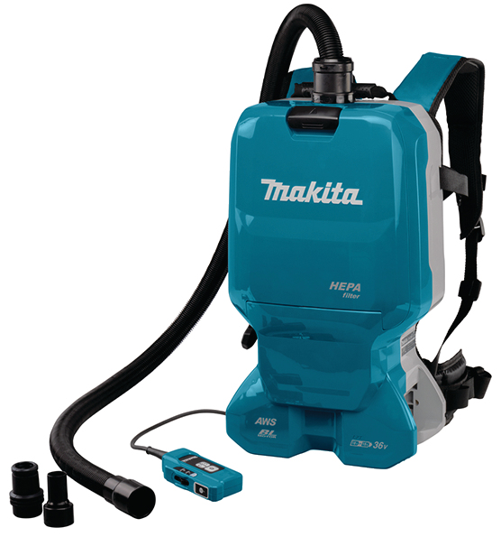 MAKITA Akku-Rucksackstaubsauger DVC665ZU