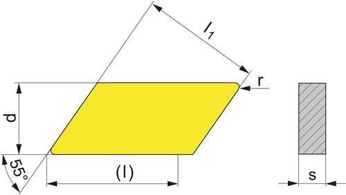 Wendeschneidplatte Bearbeitung mittel TECWERK
