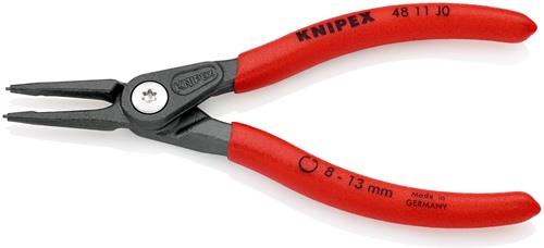 KNIPEX Präzisionssicherungsringzange J 0 f.Bohrungen D.8-13mm L.140mm KNIPEX