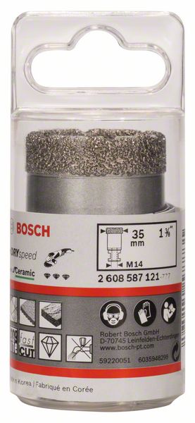 BOSCH Diamanttrockenbohrer Dry Speed Best for Ceramic, 35 x 35 mm BOSCH Diamanttrockenbohrer Dry Speed Best for Ceramic, 35 x 35 mm