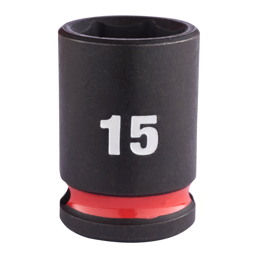 MILWAUKEE 15 x 32 mm SHOCKWAVE Schlagnuss 3/8" kurz