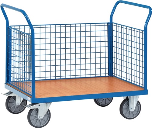 FETRA Dreiwandwagen Ladeflächen-L1000xB700mm Drahtgitter