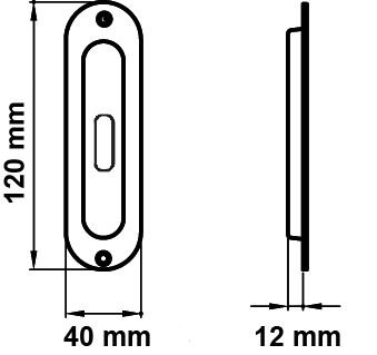 KARCHER DESIGN Z1702 BB - in Chrom, Schiebetürmuschel, Zinkdruckguss