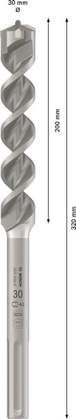 BOSCH Hammerbohrer SDS max-4 30 x 200 x 320 mm