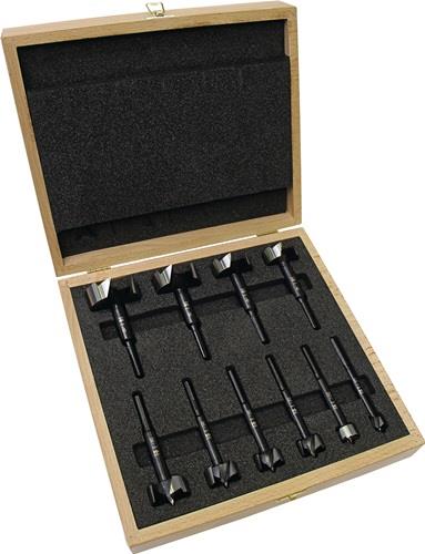 FISCH-TOOLS Forstnerbohrersatz BLACK SHARK PRO 10-tlg.D.15,20,25,26,30,35,40,45,50,55mm