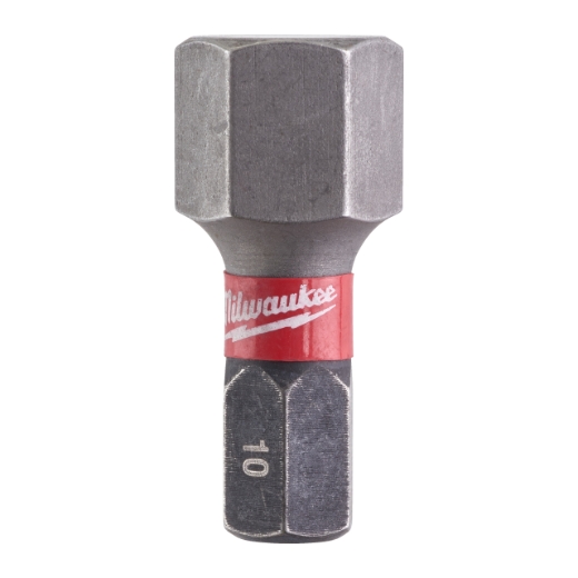 MILWAUKEE Hex 10 / 25 mm Schrauberbit SHOCKWAVE