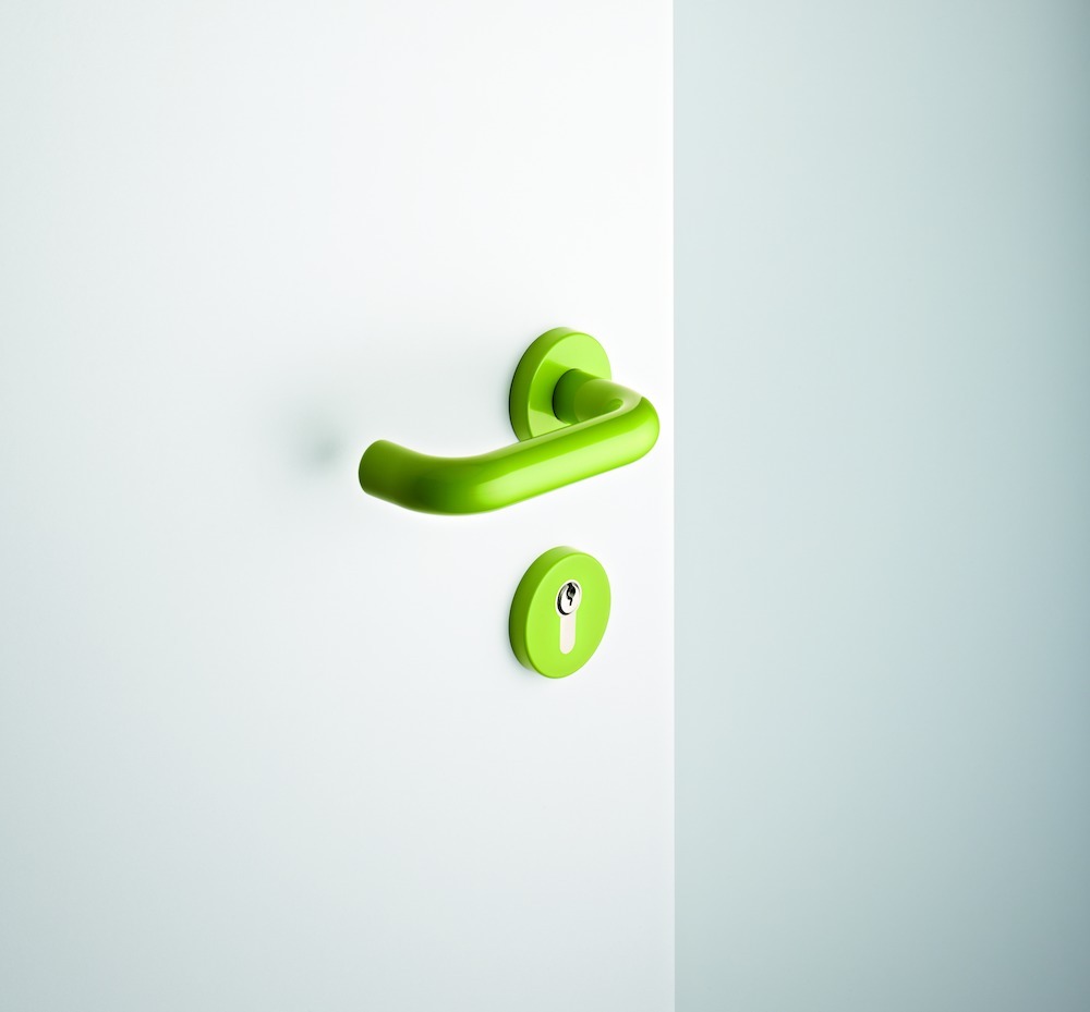 HEWI Drückergarnitur mit Rosetten 111R01.230, VK 8/10 mm, Polyamid, 111R01.230 33